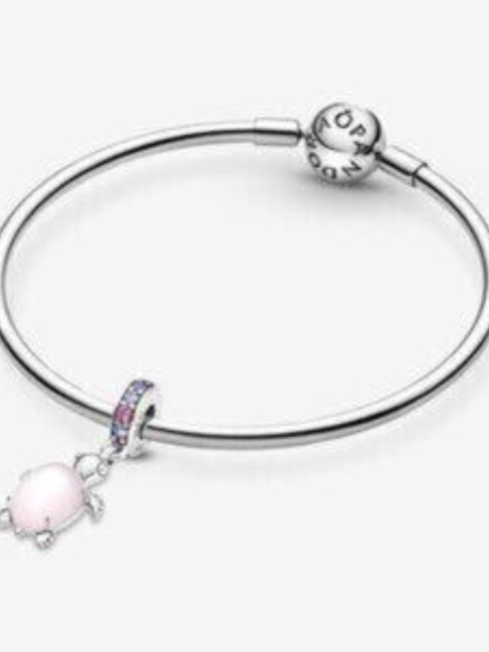 Pandora Pink and Purple Turtle Charm Dangle - Picture 4 of 5